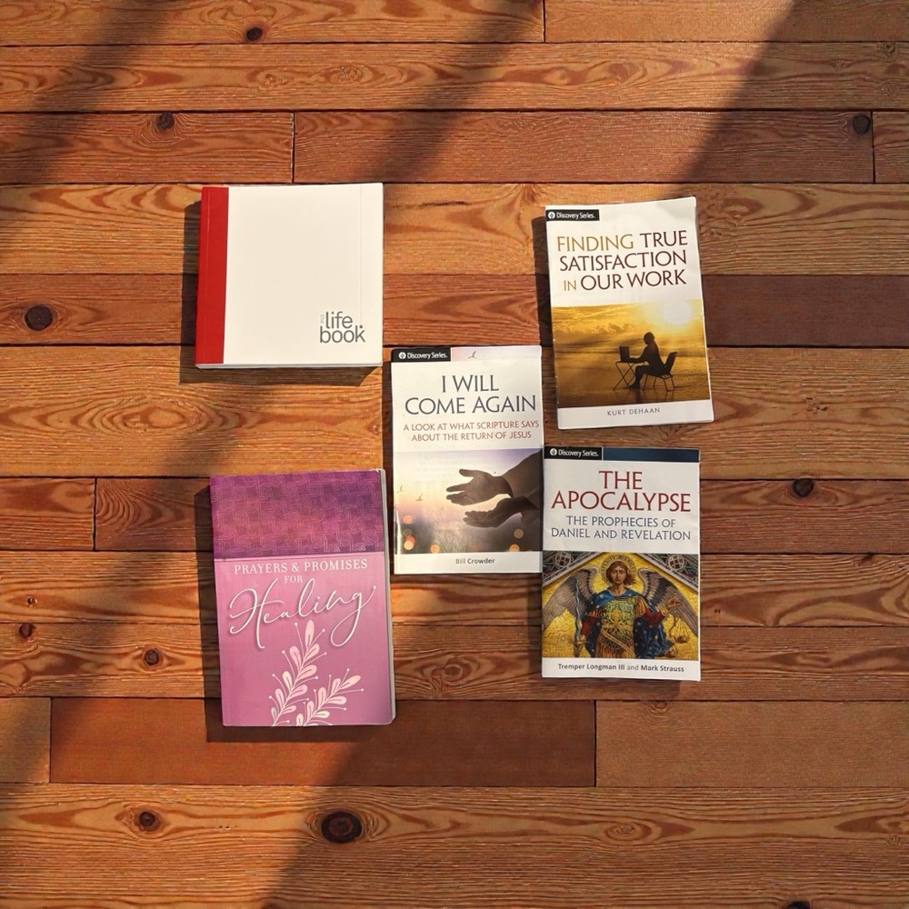 Five Religious Spititual Prayer Books Bundle